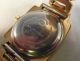 Uhr Ddr Gub Glashütte Spezimatic Datum 26 Rubis Um 1960 - 70 Goldplaque Armbanduhren Bild 3