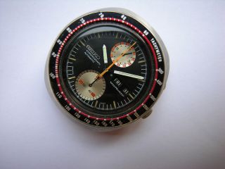 Großer Seiko Automatic - Chronograph 70er Jahre Zum Herrichten/reparatur Bild