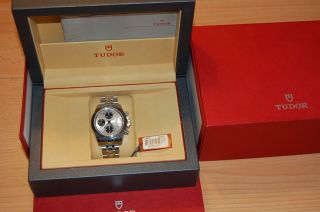 Tudor Prince Date Herren Chronometer Automatik Stahl Aus 2007 Mit Box/papieren Bild