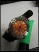 Seiko Scuba Orange Kautschuk Armbanduhr Diver ' S 200 Automatik Armbanduhren Bild 2