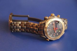 Omega Seamaster Professional Chronograph Titan/gold Luxus Pur Bild