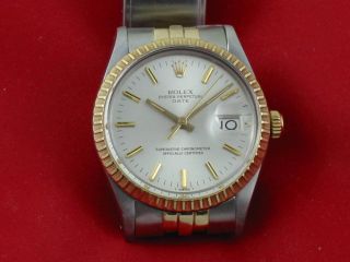 Rolex Oyster Perpetual Date Herren Stahl / Gold Modell 15053 Bild