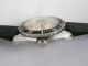 Rare Eterna Matic - Kontiki,  Weißes Blatt,  Stahl,  Datum,  1960er Jahre Armbanduhren Bild 2