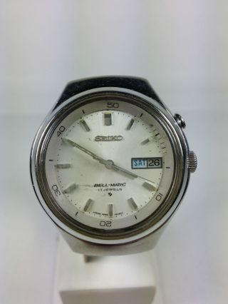 Vintage Seiko Bell Matic Armbandwecker Automatik/automatic 17j Alarm Wristwatch Bild