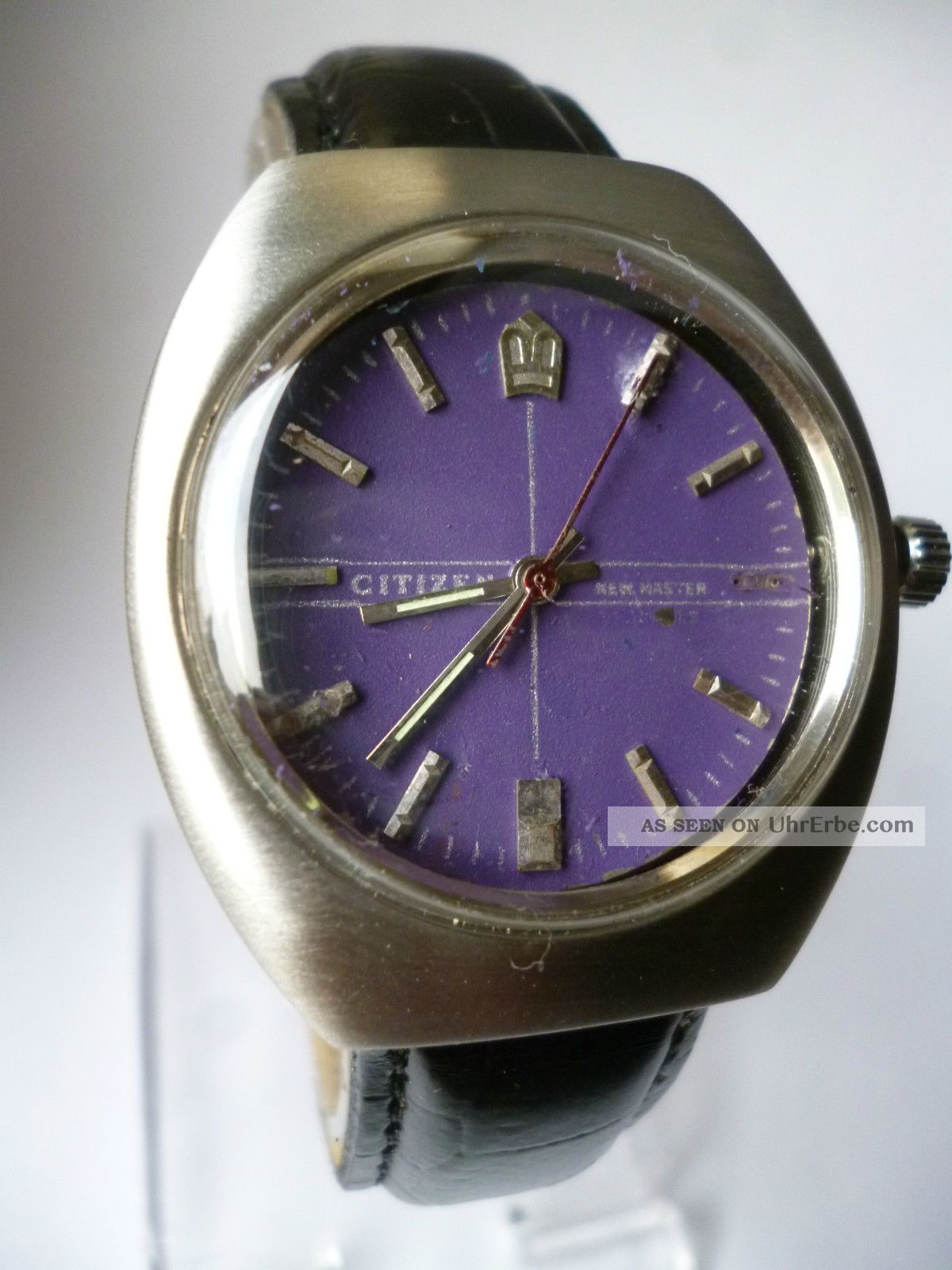 Rare Citizen Master Purple Eye Military,  Handaufzug,  Vintage, Armbanduhren Bild