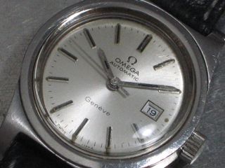 Omega Geneve Automatic Damen - Armbanduhr Stahl Datum Bild