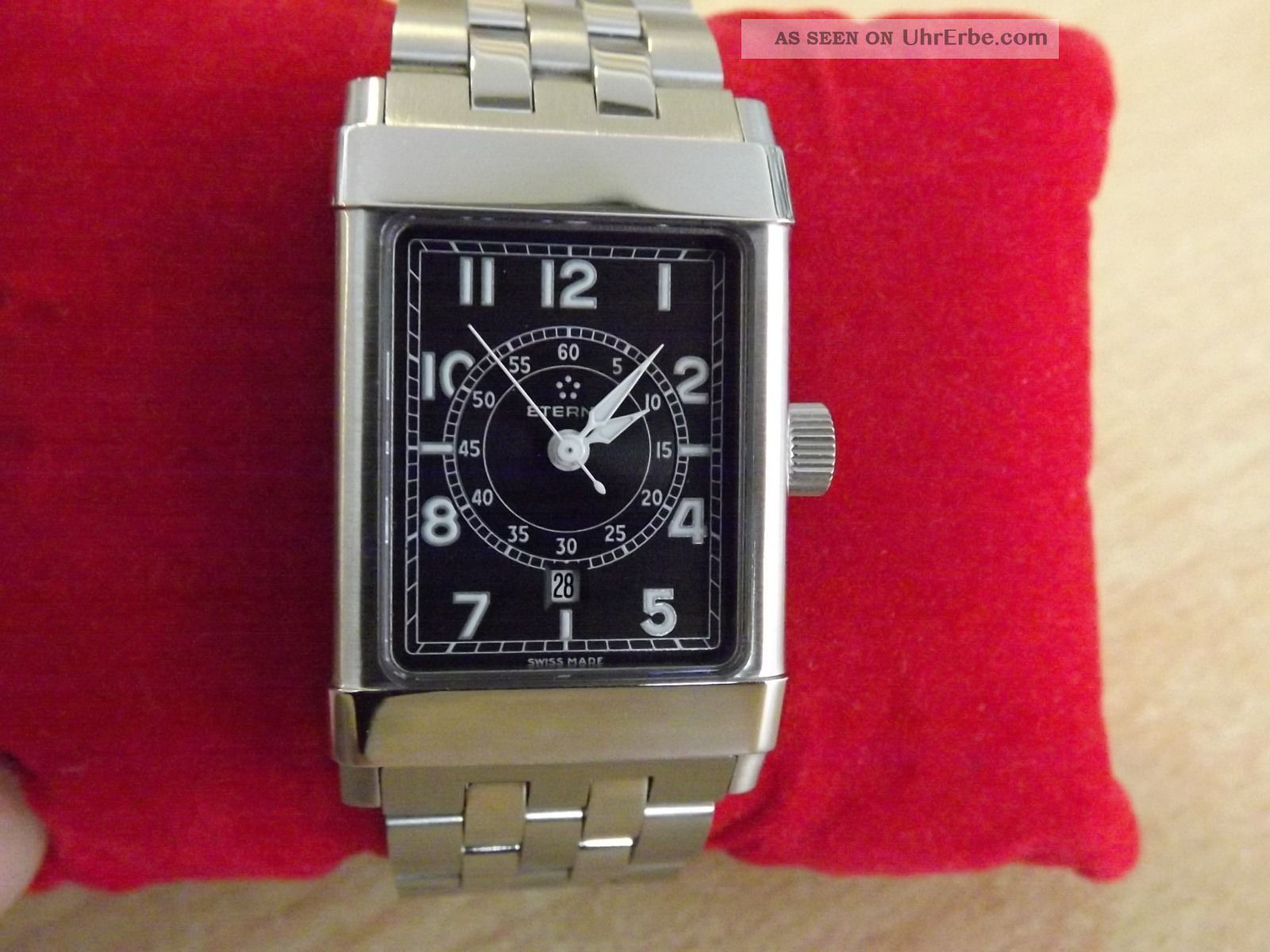 Elixa Damenuhr 35 mm Edelstahl Rosa Elegant