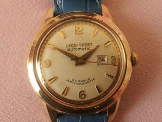 Laco Lacher Pforzheim Armbanduhr 14k (0,  585) Gold Laco - Sport Bild