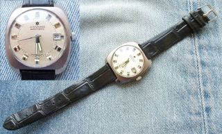 Junghans 653 (durowe 7525/2) Automatic Automatik Armbanduhr Herren Uhr Datum Bild