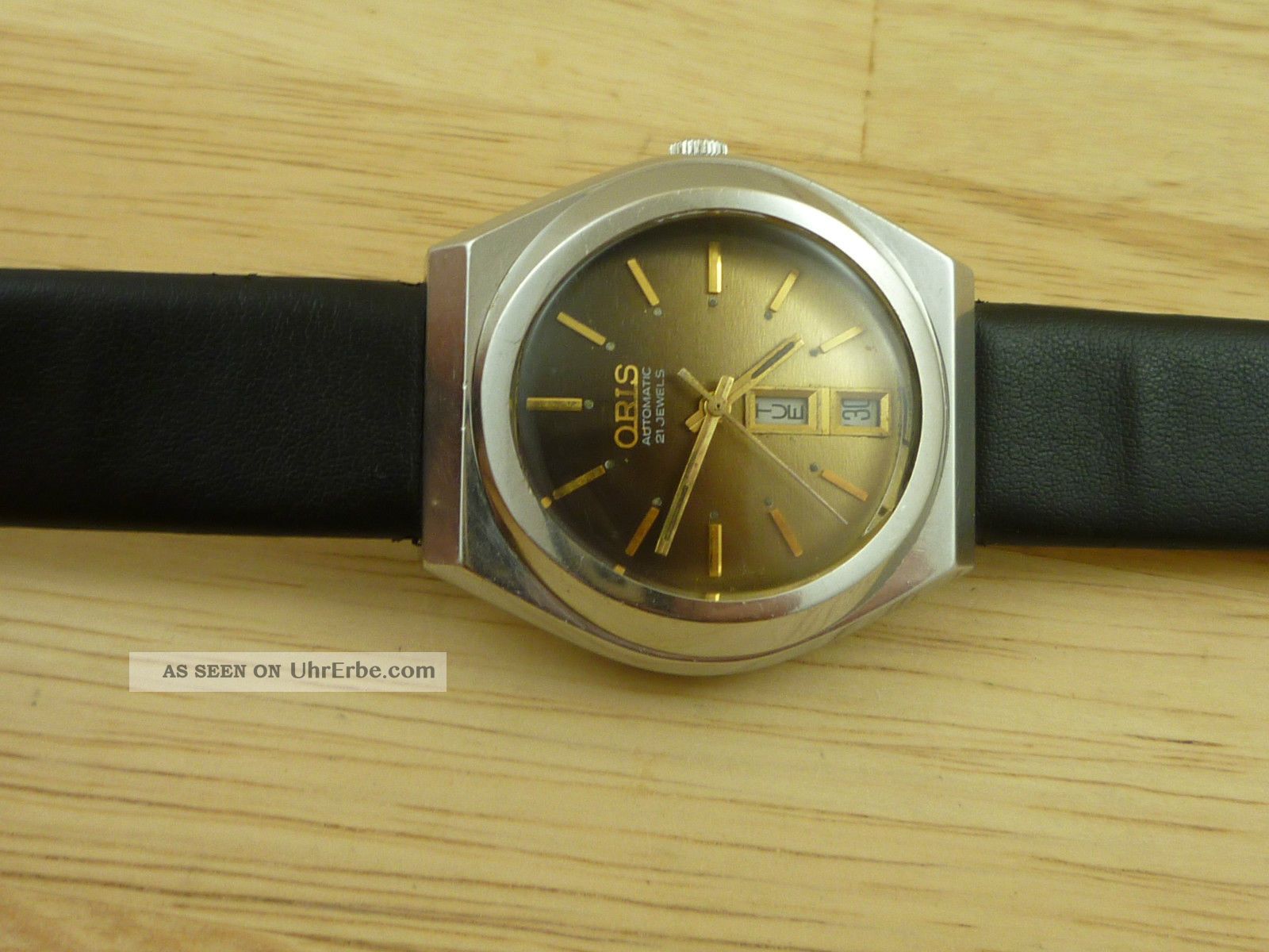 Alte Oris Automatic 21 Jewels Herren Armbanduhr Armbanduhren Bild