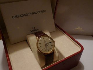 Vintage Omega Seamacter Automatic Day/date 14ct Gold Bild
