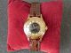 Vintage Zentra Schwebering Automatik Herren Damen Uhr Lederband Armbanduhren Bild 1