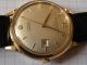 Vintage Baume & Mercier Baumatic Herrenuhr 18k 750 Gelb Gold Armbanduhren Bild 1