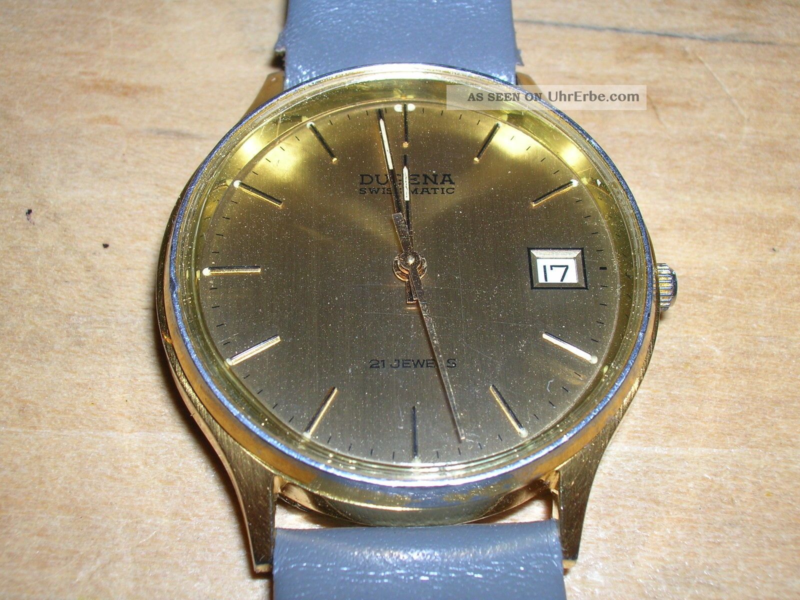 Dugena Automatic - Date,  Doublé Gehäuse,  Eta 2872.  Swiss Matic 1977 Armbanduhren Bild