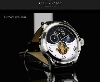 Clemont Requiem Regulator Silver Automatik Uhr Bild