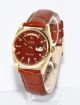 Rolex Day - Date Gold Uhr Ref.  1803 Ca.  1975 Diamantziffernblatt Lederarmband Armbanduhren Bild 1