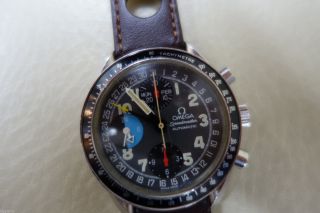 Omega Speedmaster Chronograph M.  Schumacher In Stahl Ref.  1750084 Bild