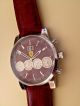 Ferrari Armbanduhr,  Rotes Lederarmband,  Sammlungsauflösung Armbanduhren Bild 1