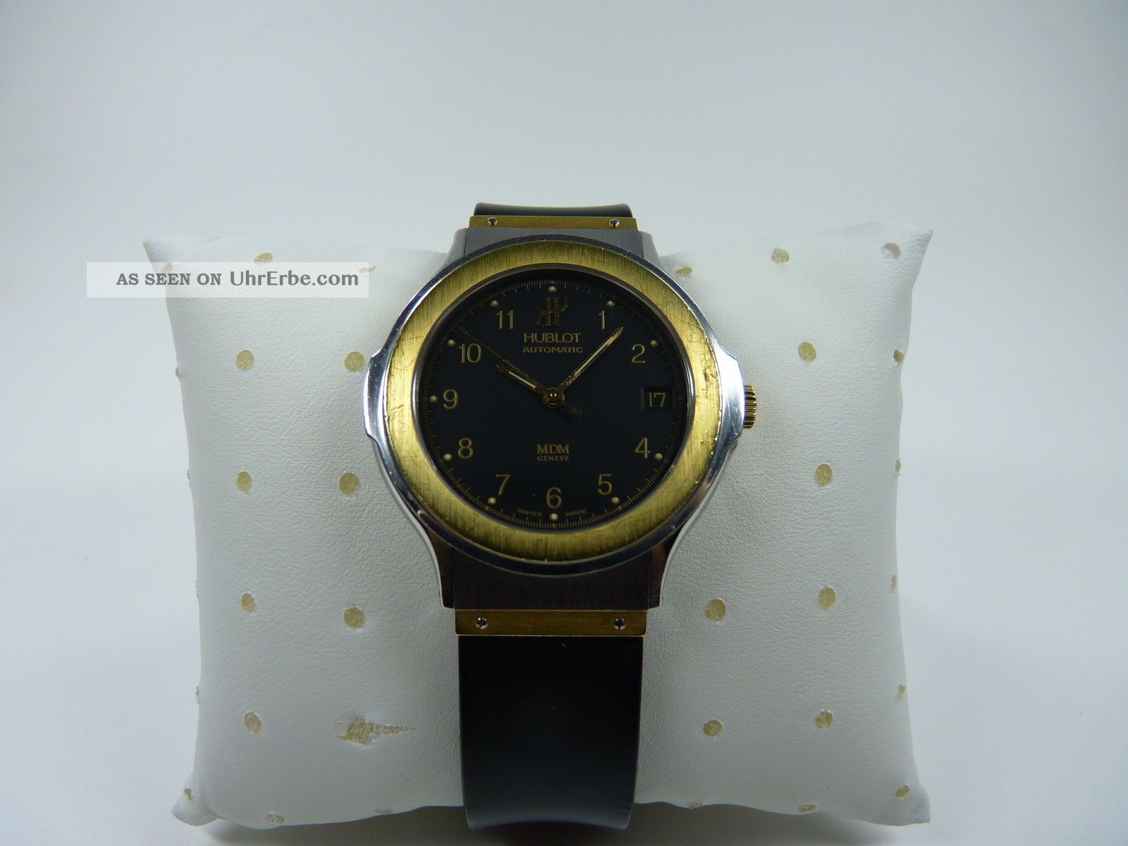 Hublot Automatik Mdm Geneve Stahl / Gold Kautschuck Armbanduhren Bild
