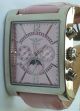 Elegante Automatikuhr In Pink Von Minoir Mit 24 Stunden Zeiger Und Kalender Armbanduhren Bild 1