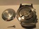 Seiko Helmet 6139 - 7101 Weiß Teildefekt Für Bastler Teileträger Chronograph Armbanduhren Bild 5