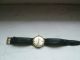 Vintage Junghans 17 Jewels Handaufzug Herren Uhr Vergoldet,  LÄuft Armbanduhren Bild 2