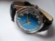 Rare Fortis Military Blue Eye Handaufzug,  Vintage,  Top,  Sehr Schön Armbanduhren Bild 6