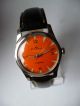 Rare Fortis Military Orange Eye Handaufzug,  Vintage,  Top,  Sehr Schön Armbanduhren Bild 4