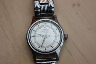 Roamer Brevete Shock 17 Jewels Breveté Handaufzug Vintage Damenuhr Uhr Bild