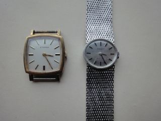 Damen 2x Uhren Eterna - Tissot Stylist. Bild