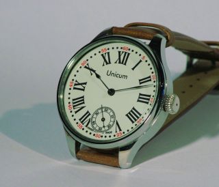 Unicum Armbanduhr 48 Mm Mit Taschenuhrwerk Movado Mariage Bild