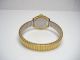Diehl Goldene Vintage Damenuhr Mit Flexband Junghans Kaliber Armbanduhren Bild 1