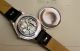 Hau,  Laco,  Handaufzug,  Komplett Edelstahl,  50er Jahre Armbanduhren Bild 3