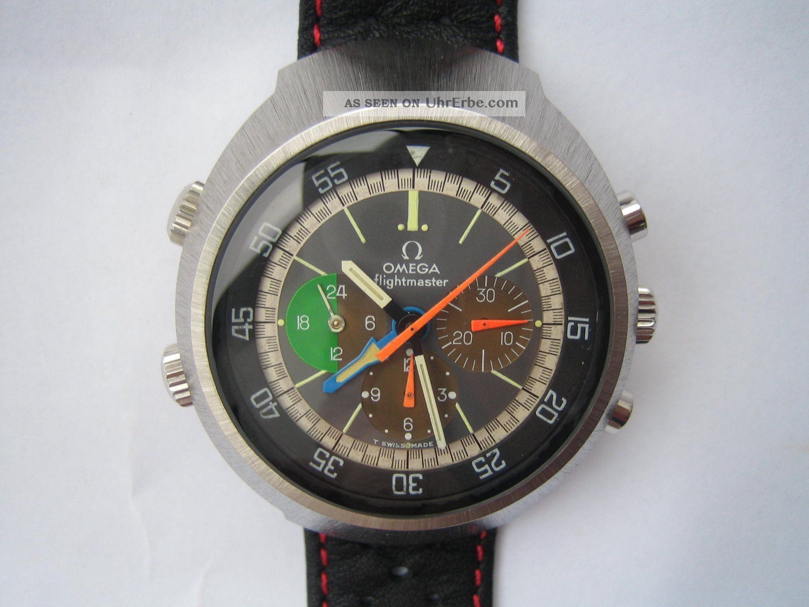 Omega Flightmaster Armband - Chronograph Für Piloten Armbanduhren Bild