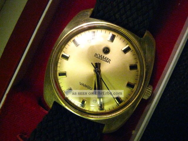 Armbanduhr Roamer Vangard Handaufzug In Orig.  Box Armbanduhren Bild