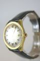 Schöne Vergoldete Dugena Herrenarmbanduhr Kal.  Dugena 2111 Armbanduhren Bild 3