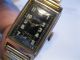 Schöne,  Alte Armbanduhr Rechteckig Zentra 40er Jahre Mech.  Werk Gold - Double 20 Mk Armbanduhren Bild 1