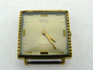Bwc Armbanduhr Peseux Werk Kal.  1080 Swiss Made Handaufzug Bild