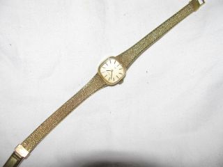 Vintage Damenuhr Handaufzug Alte Armbanduhr 17 Jewels Shockproof Bild