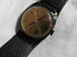 Kienzle Uhr Alte Herren Armbanduhr Antimagnetic Handaufzug Leder Bild