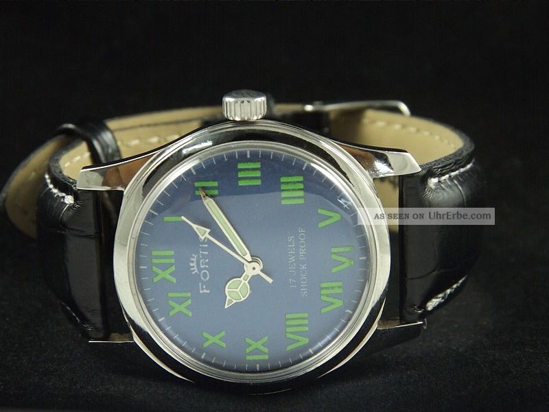 Fortis - Swiss Made - Mechanisch Handaufzug Sammleruhr Top Ungetragen Armbanduhren Bild