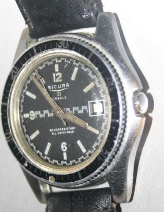 Sicura 21 Juwels Breitling Taucher Uhr Bild