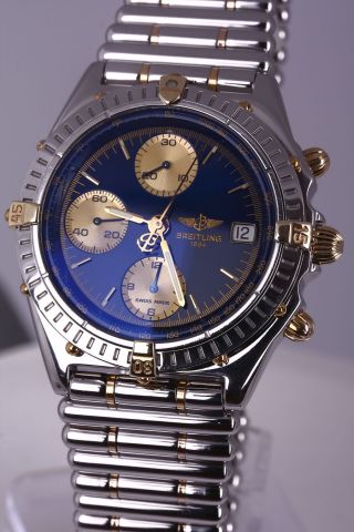 Breitling Chronomat Chronograph Automatic Stahl/gold Swiss Made Bild