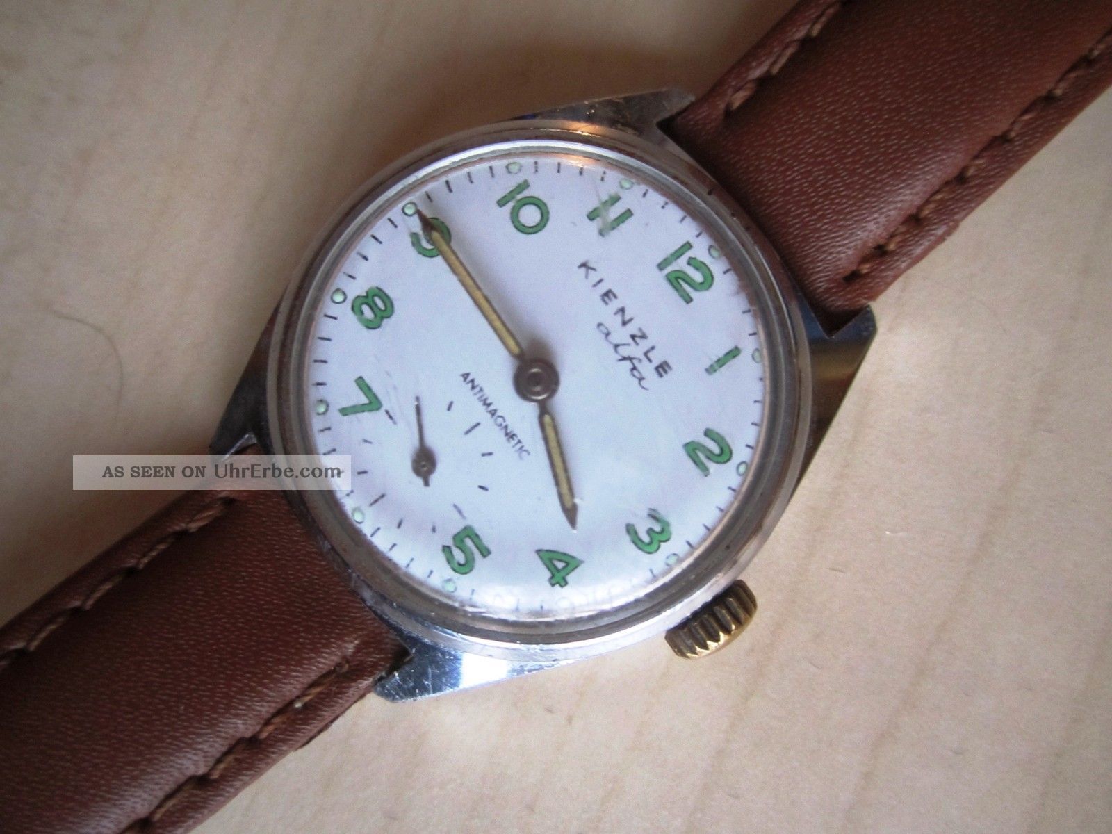 Herren - Armbanduhr Kienzle Alfa Antimagnetic Stainless Steel Uhr - Von Ca.  1957 Armbanduhren Bild