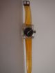 Chateau Armbanduhr Im Plexiglasgehäuse Mit Kunststoffband,  1970er Jahre Designn Armbanduhren Bild 2