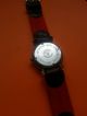 Alte Anker Handaufzug Uhr / Schwarzes Zifferblatt Armbanduhren Bild 2