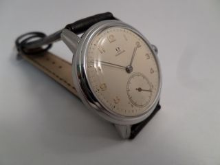 Vintage Omega Handaufzug Kal.  30t2 Herren Armbanduhr Bild