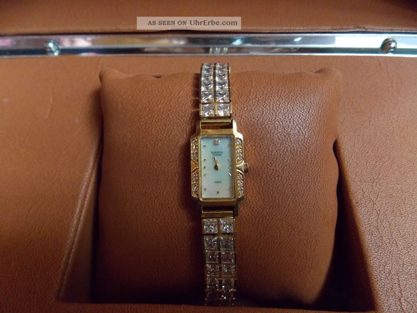 Damen Golduhr 750 Gold Mit Diamanten