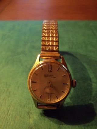 Alte Damenuhr Armbanduhr,  Von Bifora,  Läuft Bild