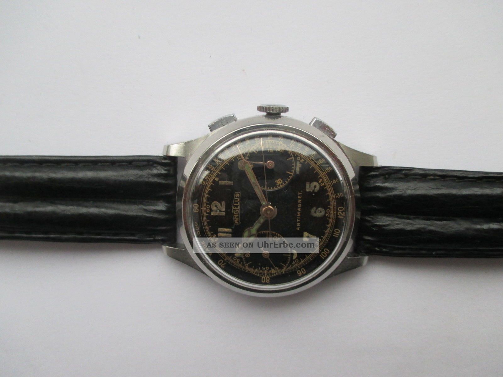 Vintage Angelus Schaltrad - Chronograph Handaufzug Stahl